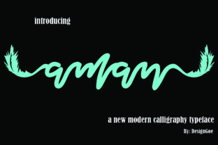 Aman Typeface Review: Adding Whimsy to Brand Identity