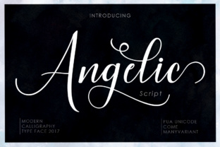 Angelic: A Modern Script Typeface for High-Impact Branding