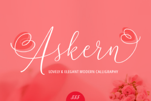 Askern Typeface: A Delicate Script for Elegant Brand Identity