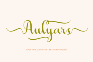 Aulyars: A Script Amp Typeface for Polished Digital Branding
