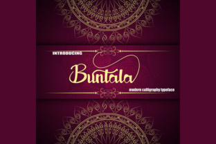 Buntala Script Font: Elevate Brand Visuals with Romantic Flow