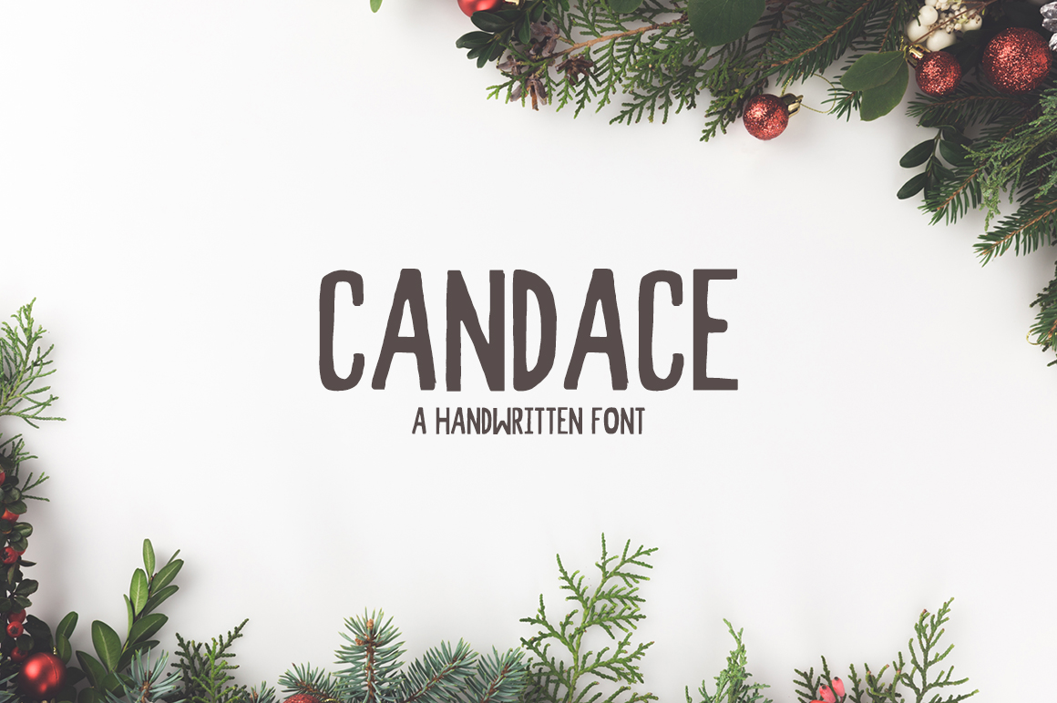 Candace: A Bold Handwritten Typeface for Modern Web Design