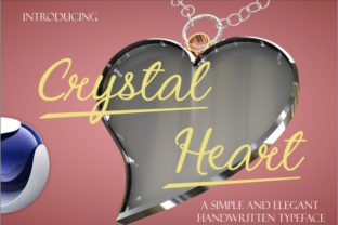 Crystal Heart: The Elegant Handwritten Typeface for Crafters and Sellers
