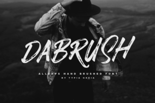 Dabrush Typeface: Adding Rustic Edge to Modern Brand Identity