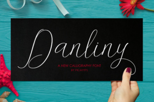 Danliny: A Contemporary Script Font for Editorial Design