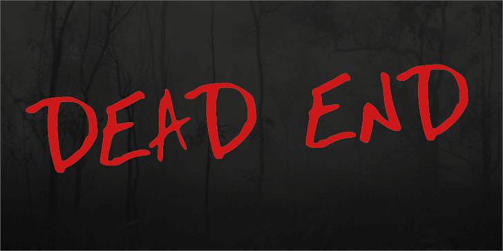Dead End Typeface: Edgy Branding for Bold Small Businesses