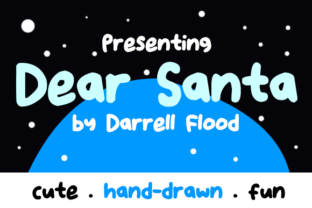 Dear Santa Typeface Review: A Fat Marker Font for Playful Branding