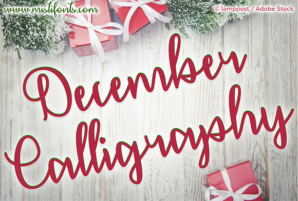 December Calligraphy: Elevating Holiday Campaign Visuals