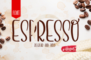 Espresso Typeface: A Handwritten Script for Artisanal Crafts