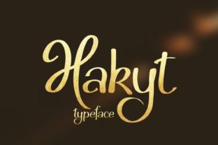Hakyt: The Bold Script Typeface for Standout Editorial Design