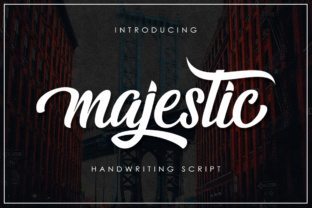 Majestic Typeface: Elevate Your Brand Identity With Modern Script Design