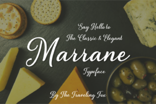 Marrane: A Modern Script Typeface for Editorial Design
