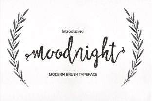 Moodnight Typeface Review: A Handwritten Script for Campaign Design