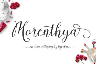 Morenthya: The Handwritten Typeface for Scroll-Stopping Social Media Graphics
