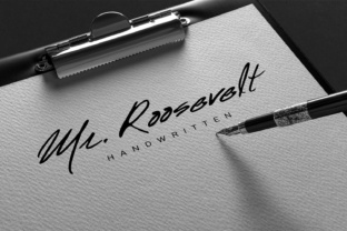 Mr. Roosevelt: A Prestigious Script Font for Handmade Products