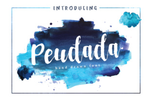 Peudada: The Handbrushed Typeface for Polished Brand Identity
