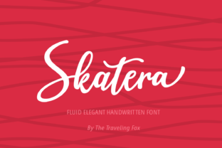 Skatera Typeface: Elevating Editorial Design with Fluid Script