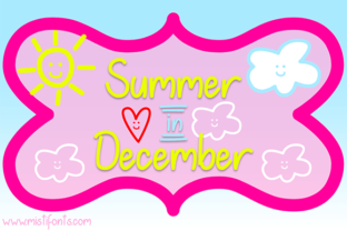 Summer in December: A Warm Handwritten Typeface for Brand Identity