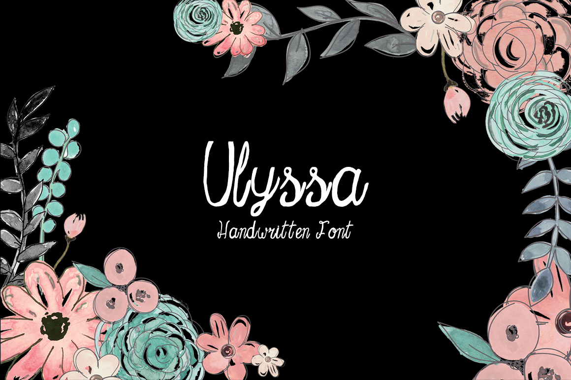 Ulyssa: A Handwritten Typeface for Editorial Elegance