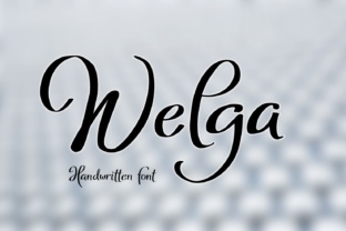 Welga Typeface: A Sweet Script for Handmade Brands